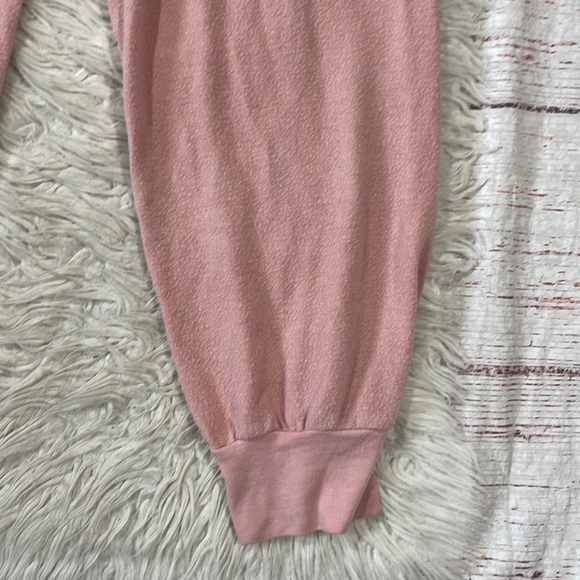 All Things Fabulous Brushed Pink Lounge Drawstring Sweatpants - Picture 7 of 9
